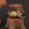 Charming Antique Brass Turtle Figurine - Cute Sea Turtle Tea Pet for Home & Office Decor, Perfect Gift Idea