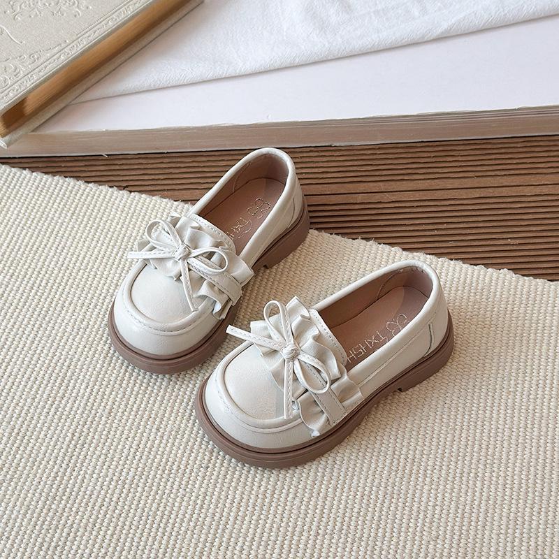 Frühling 2026 Neue Mode: Koreanische Leder-Prinzessin- und Alltags-Schuhe für kleine Mädchen