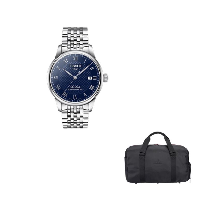 TISSOT Le Locle Collection Mechanical Movement Men's Watches Watch 39.3mm Blue Dial Stainless Steel Watchband T006.407.11.043.00