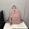 Simple casual backpack, women's new student school bag, light commuter backpack when going out