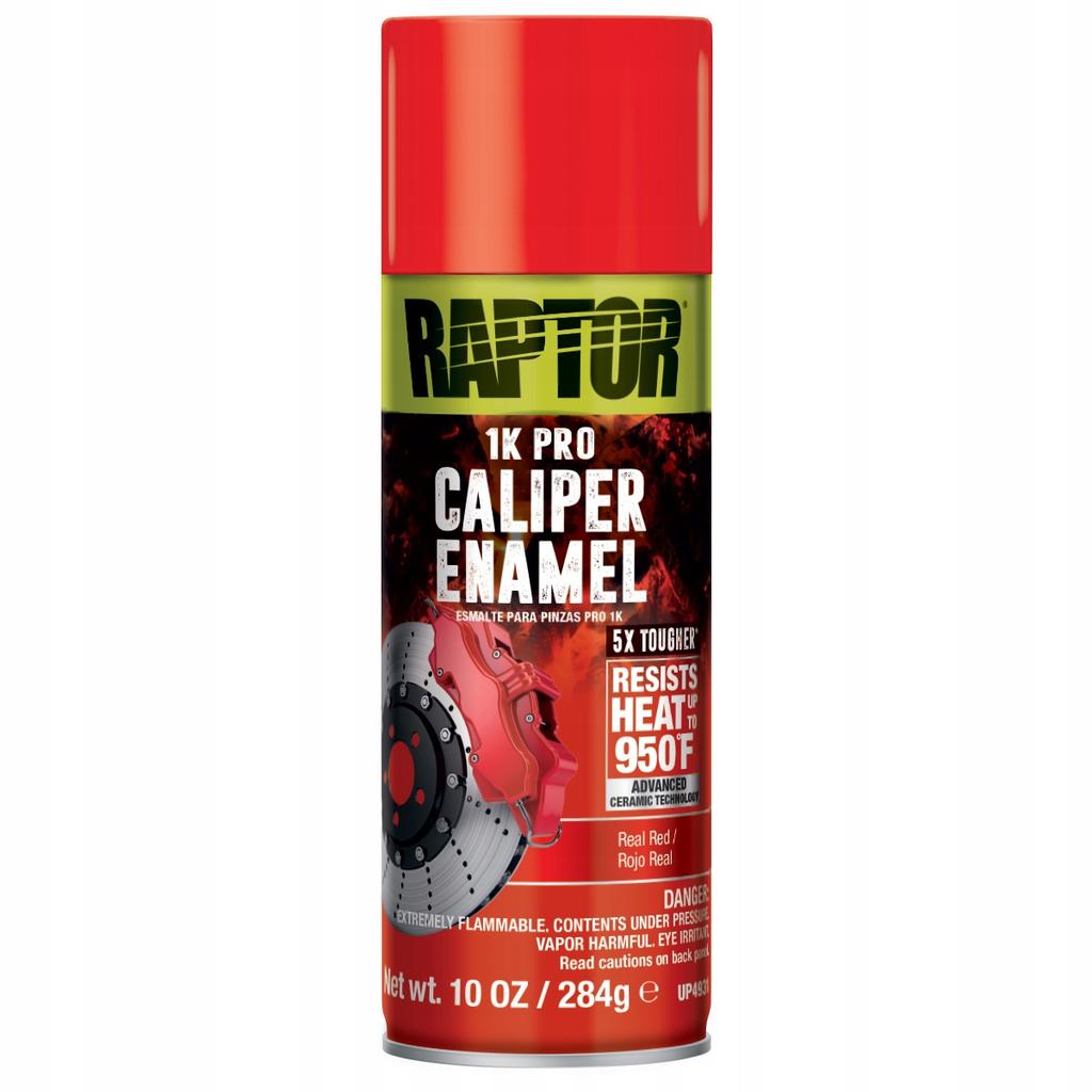 Raptor Ceramic Spray Paint for Brake Calipers Red 500°C