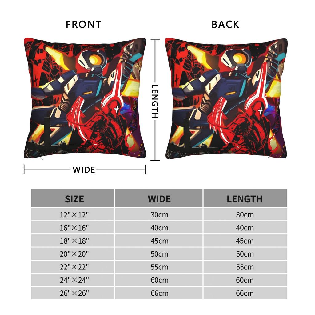 Ultrakill V1 V2 Shooting Game Pillowcase Printed Polyester Cushion Cover Decor Hell Is Full Throw Pillow Case Cover Wholesale