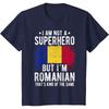 T-shirt Bandiera Romania Sono Rumeno Grafica T-Shirt per Uomo Abbigliamento Casual Estate Palestra Sport Top Magliette Donna Manica Corta
