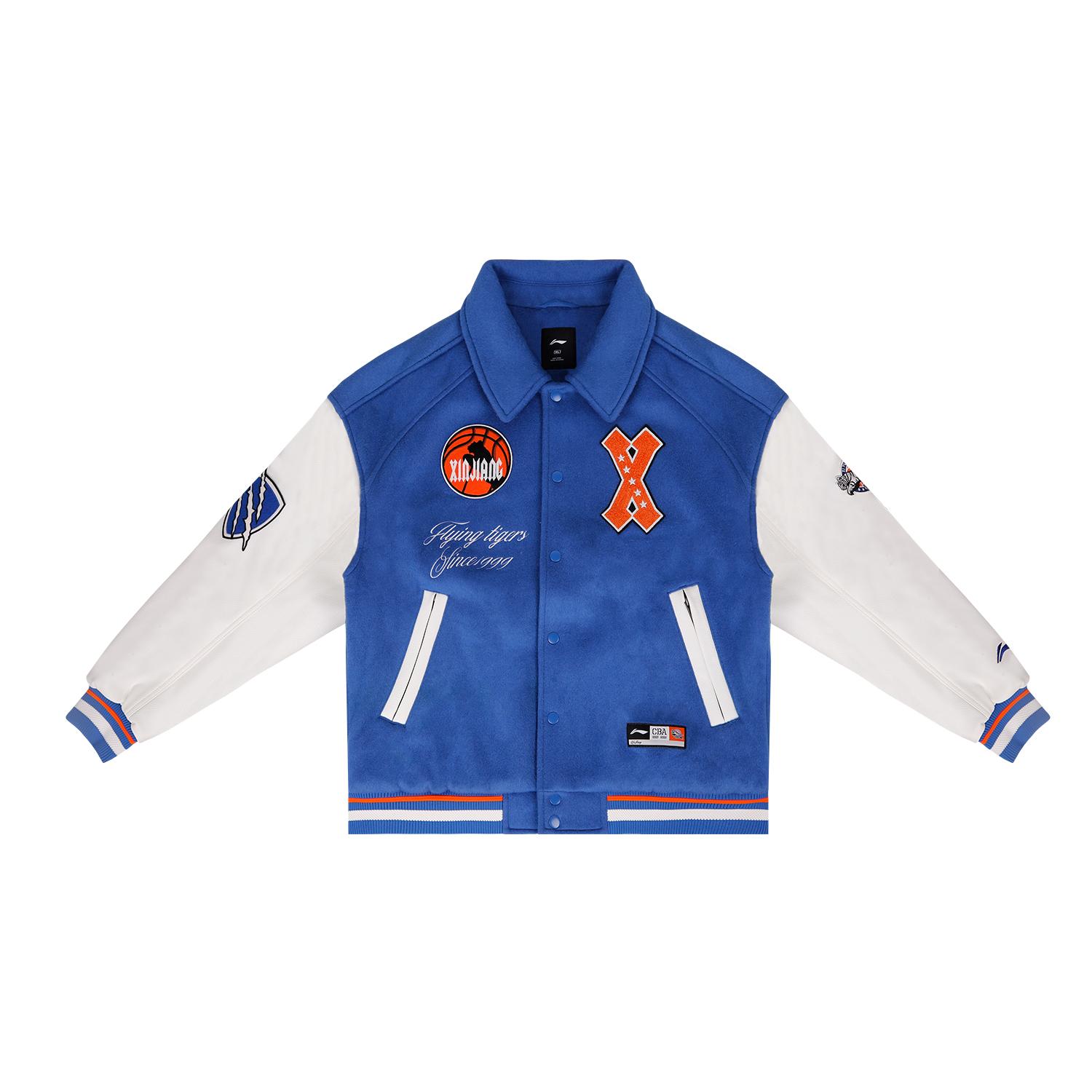 Li Ning Cotton Jacket Unisex Blue AJMV415-1 L