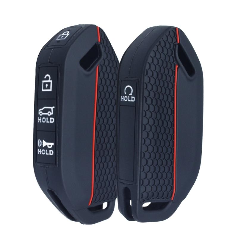 Scratchproof Key Case Key Protector Cover Waterproof Remote Key Protective Shell Honeycomb Texture Case