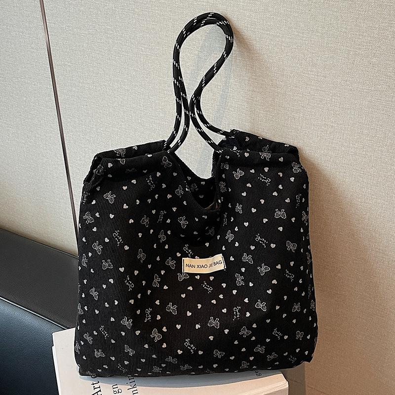 Lazy Style Large-capacity Single-shoulder Tote Bag for Student Commuting To Class