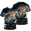 T-shirt Égyptien Imprimé en 3D Hommes Rétro Motifs Égypte T-shirts Été Harajuku Amples T-shirts Manches Courtes Unisexe Hauts à Col Rond