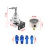 Adjustable Fuel Pressure Regulator with Gauge Kit Aluminum Vehicle Refitting Fuel Supercharger Regulating Valve car Pressure Regulators 5