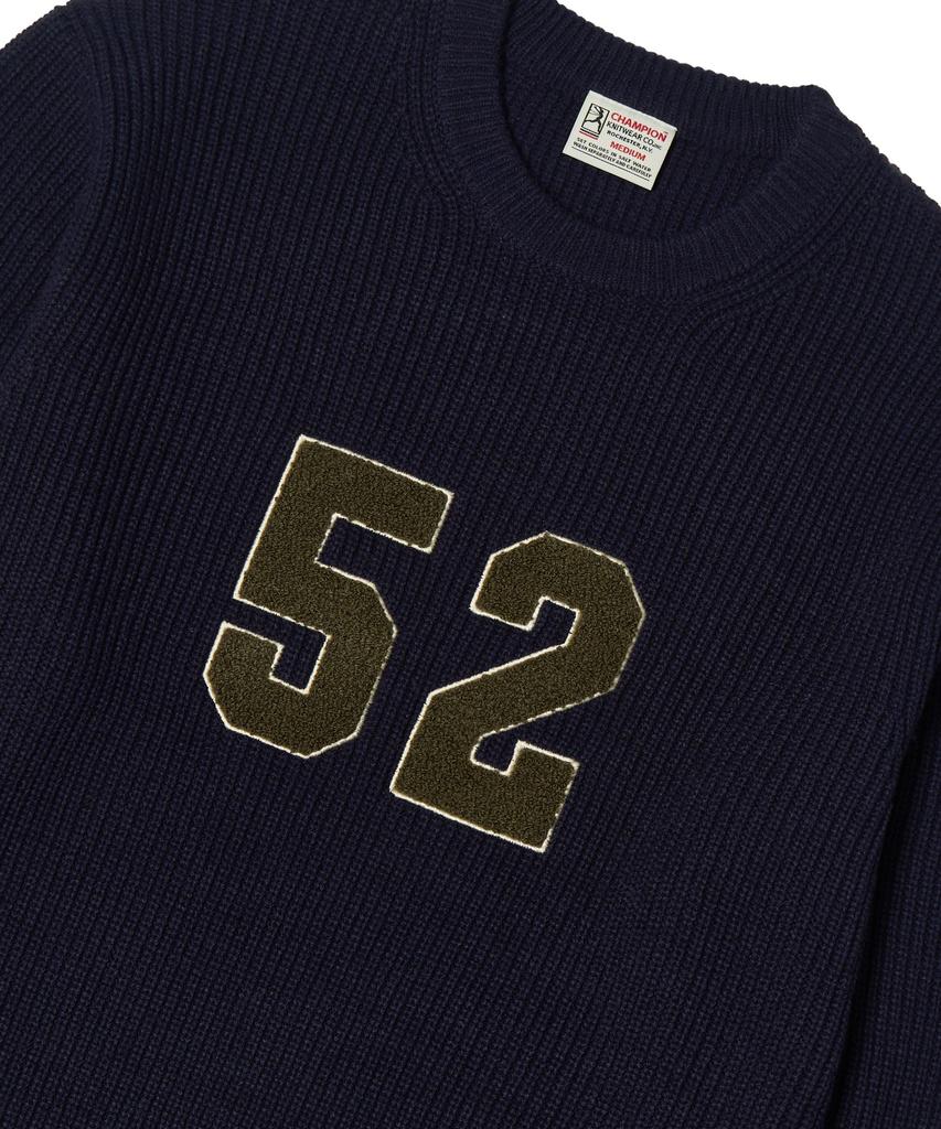 CHAMPION Heritage 52 Numbering Wool Knit Navy