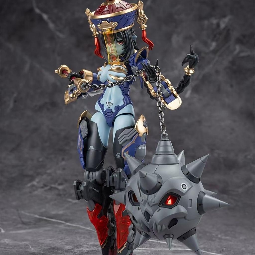 En Stock Figura Original Hemoxian Figuras Jiulian Reverberación De Medta Figura de Colección Modelo de Ensamblaje 1/12 Chica Zombie