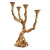 Elegant Multi-Arm Candle Holder Living Dining Room Decor Modern Luxury Home Office Stylish Resin Metal Ornament