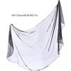Damen Schal Chiffon Braut Abend Weich Wickeltuch Schal Chiffon Schal Band Schal Satinschal für Frauen und Mädchen