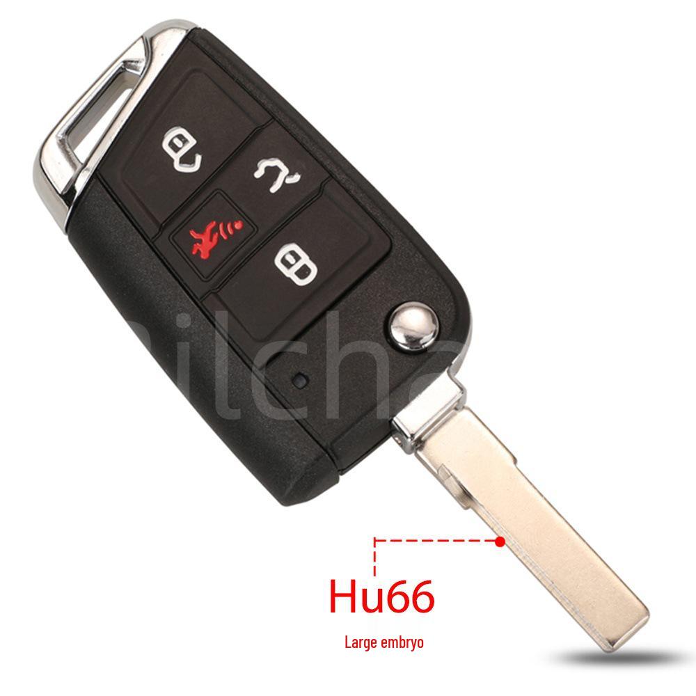 Складной корпус автомобильного ключа с 4 кнопками для Volkswagen Seat Ibiza Skoda Superb Golf