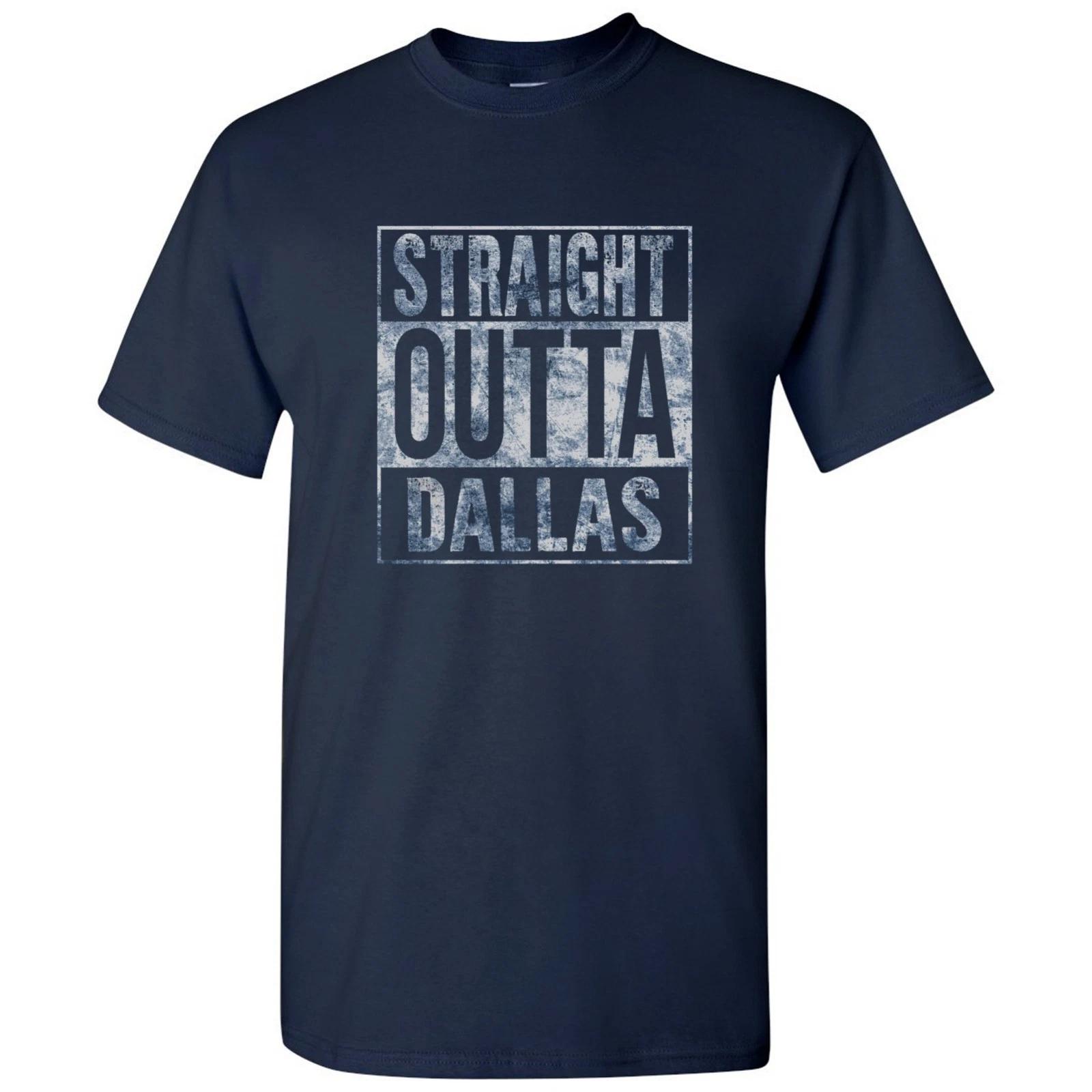 Straight Outta Dallas - Hometown Pride T-Shirt - Navy L