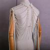 Long Shoulder Chain Sexy Wedding Dress Body Jewelry Pearl Body Chain for Women