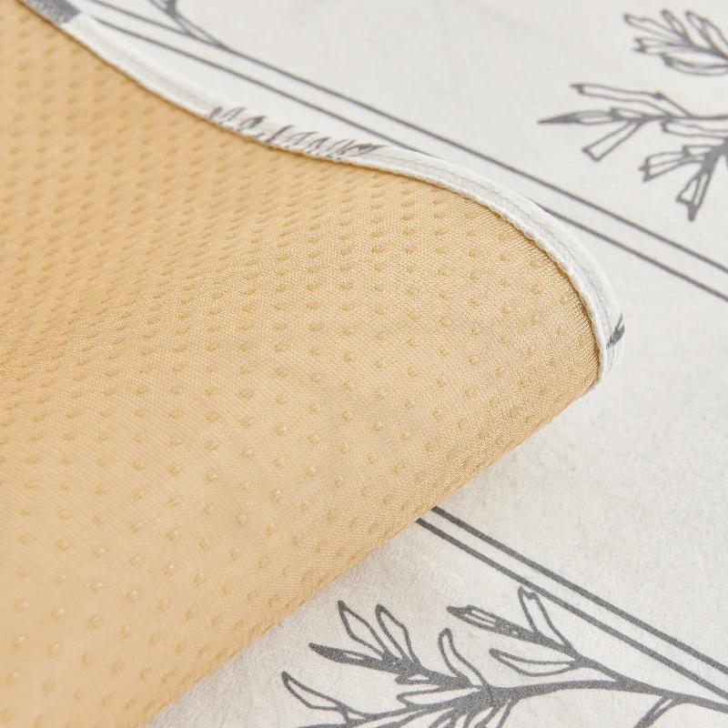 Luxury Flower Printing Sofa Cushion Chenille Sofa Cover Four Seasons Universal Jacquard Anti Slip Sofa Cover Dustproof Couch Mat