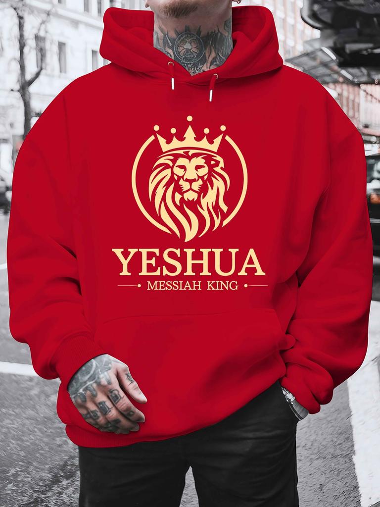 Casual Polyester Sweatshirt with Slight Stretch Hooded Collar Unisex Fashion Brand Pullover for Spring and Autumn Plus Size