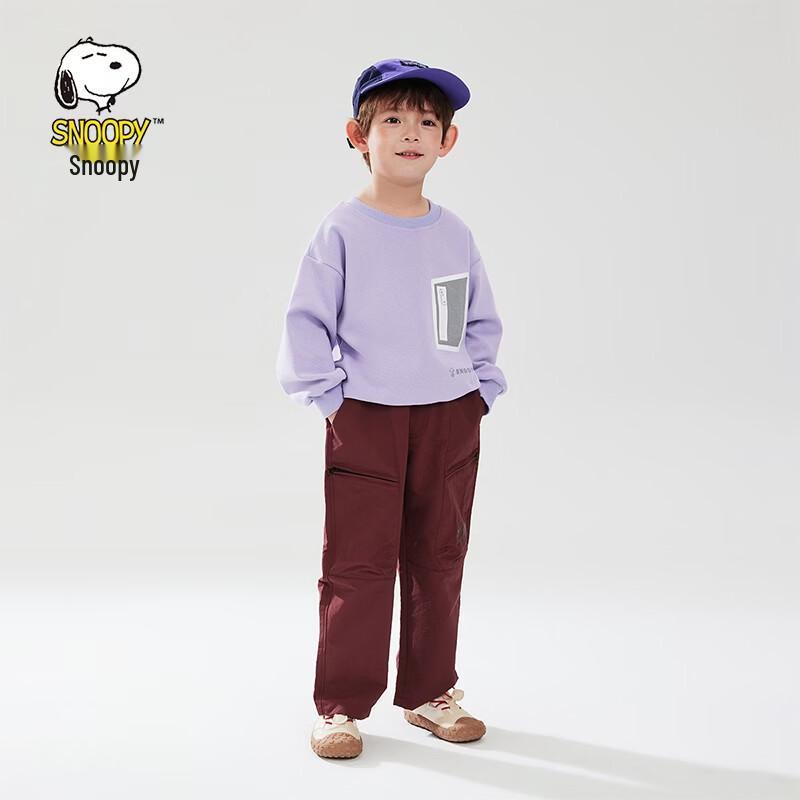 Snoopy Kids  Casual Two-Piece Sweatshirt & Pants Set 160