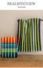 Soft Quick-Dry Oversized Striped Combed Cotton Bath Towel