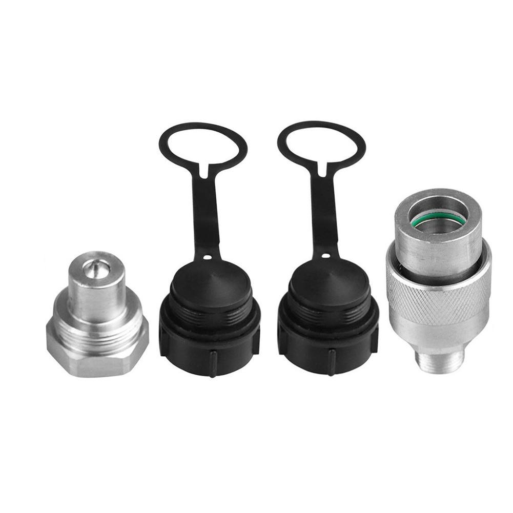 

Hydraulic Quick Connector Set for Hydraulic Jacks and Pumps Compatible with Multiple Equipment Including Enerpac and China Mainland