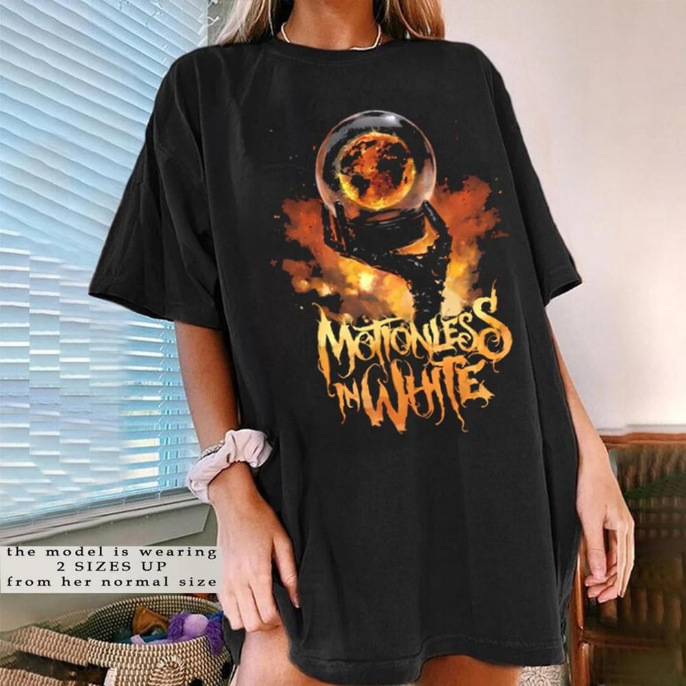 Motionless In White Тур Полноразмерная Унисекс Футболка S-5XL XXL 1990₽