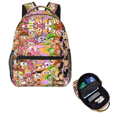 The Fairly Odd Parents Backpack Hot Sale Daypack Large Capacity Kids BookBag School Bag Shoulder Bags for Men Women
