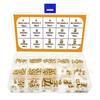 300pcs Female Thread Brass Knurled Embedment Nuts Assortment Nuts Accessories