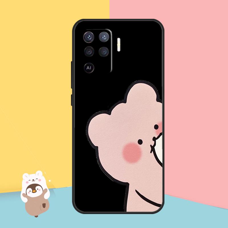 Cute Cartoon Animal Dinosaur Couple Case For OPPO Find X5 X3 Lite Pro A15 A16 A52 A72 A5 A9 A31 A53 A83 A93 A54 A74 A94 Cover