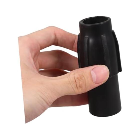 Broom Extension Rod Adapter, Set of 6, Adjustable Duster Extension Rod Tensioner, Black, Compatible with 22/25mm, Household Cleaning Goods,