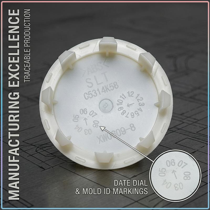 4 Stück 58 mm Auto-Radnabenabdeckungen Staubdicht Aufsteckbare Radabdeckung für KIA Ceed Rio Sportage R K2 K3 K4 K5 K6 K7 K8 Soul Opeima Ceed Sorento Cerato