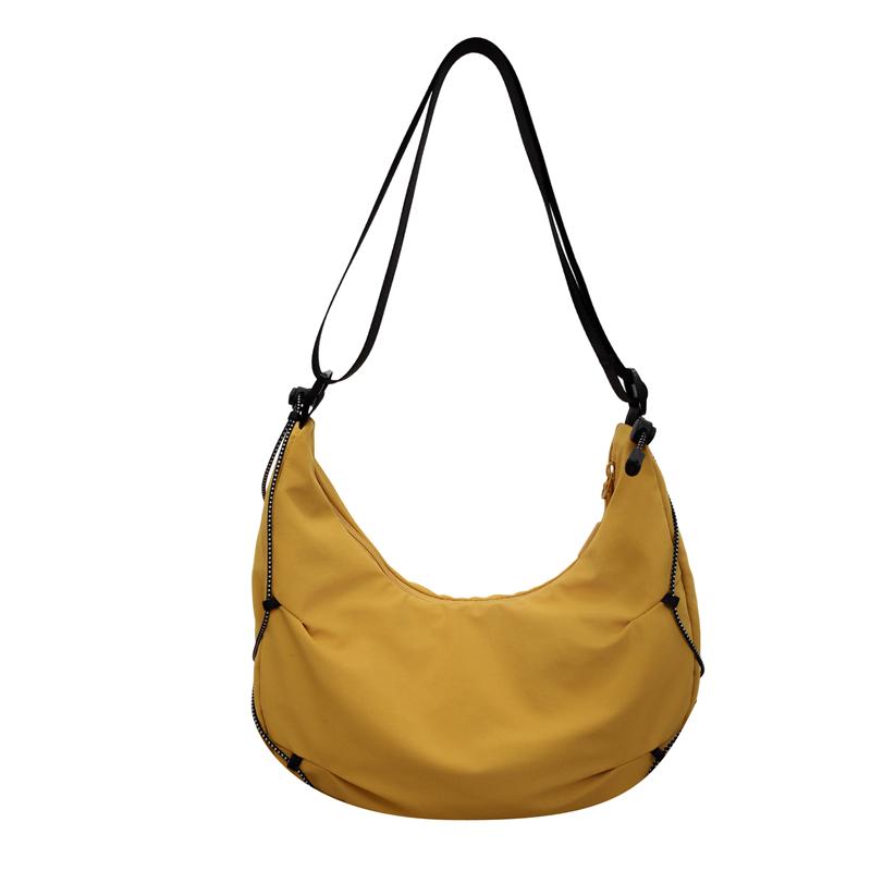Nylon Shoulder Bag Women's Commuter Crossbody Bag Large Capacity Lightweight Handbag