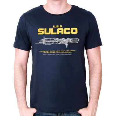 Sci-Fi Film US Colonial Marine Corps Vesmírná loď USS SULACO Tričko Nové 100% Bavlna Krátký rukáv Kulatý výstřih Tričko Ležérní Pánské Horní díl