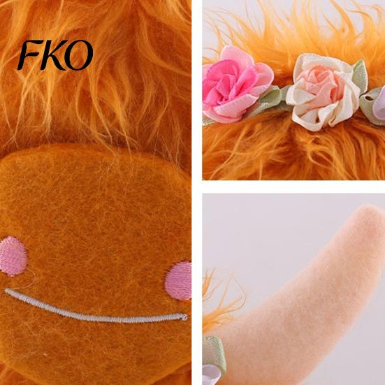 Plush Animal for Kids Highland Cow Stuffed Toy, Cute Fluffy Scottish Safe Toy Doll, Soft Farm Cattle Doll Kids, Adults