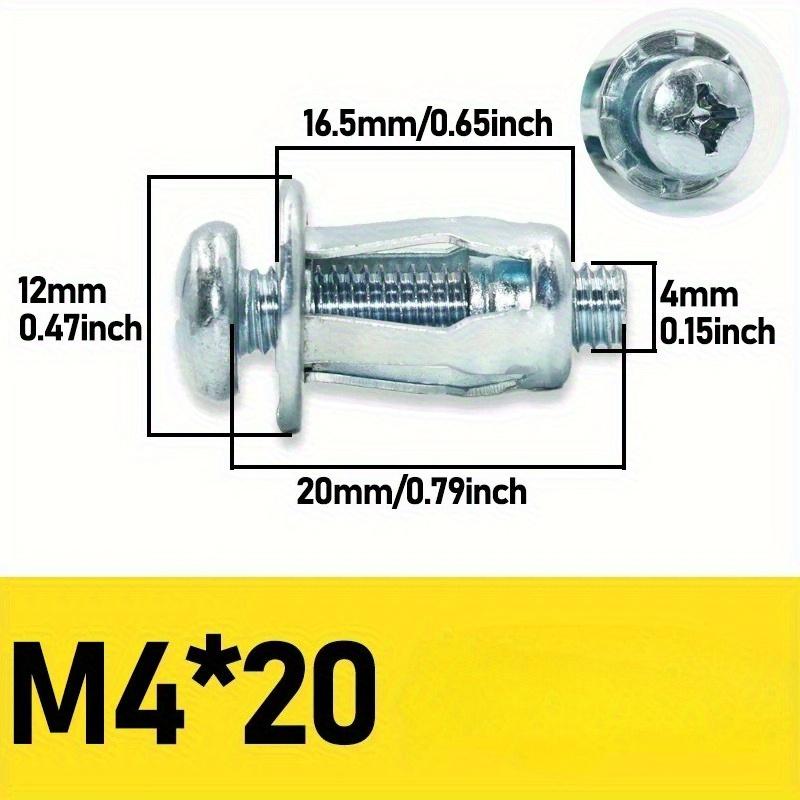 Expansion Screw Nut Petal Shape Rivet Nuts Bolt Metal Rivetnut M4 M5 M6 Panel License Iron Sheet Plate Clamp Lock Jack Nuts