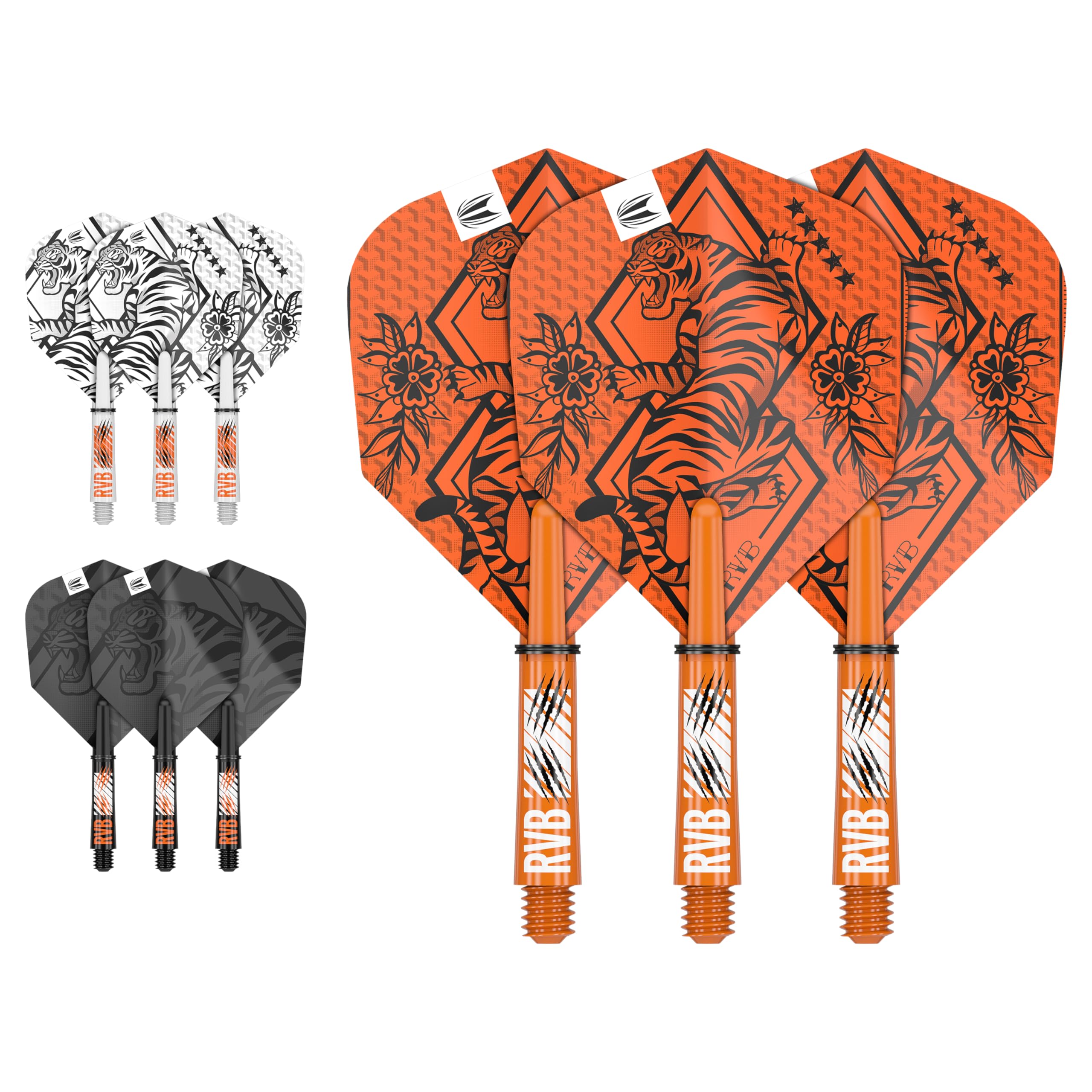 

Target Raymond Van Barneveld Model Ink Flight Shaft 420001 & Kit, Short, 3-Pack,