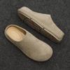 Fashion 2025 Summer Shoes Men Sandals Thick Sole Casual Non-slip Summer Holiday Male Footwear Black Khaki D484