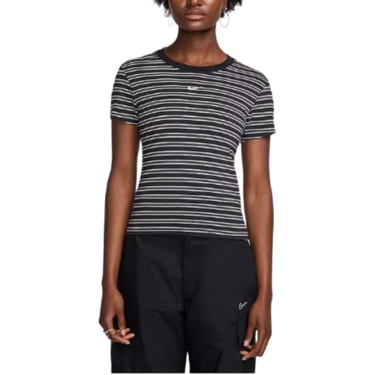 Nike T Shirts Women's Black Crew Neck HF9525-010