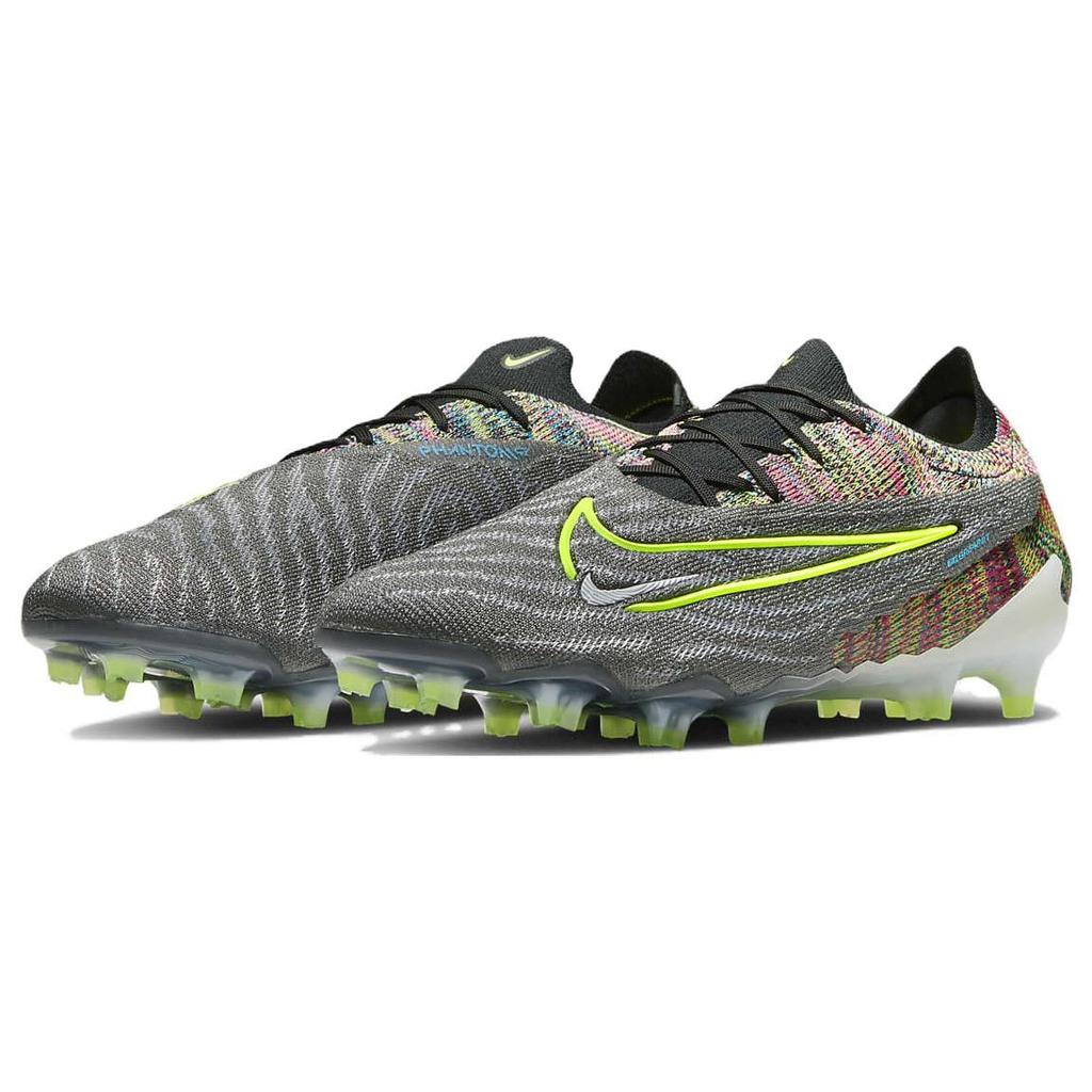 Nike Gripknit Phantom Gx Elite Fusion Fg Schwarz Weiß Blau Leuchten Volt DV6971-071