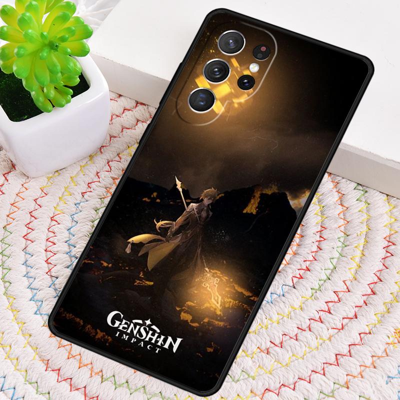 Genshin Impact Game Silicone Phone Case For Samsung Galaxy note 10 pro S26 S25 S24 S23 S22 S21 Plus S25Ultra Capa Cover