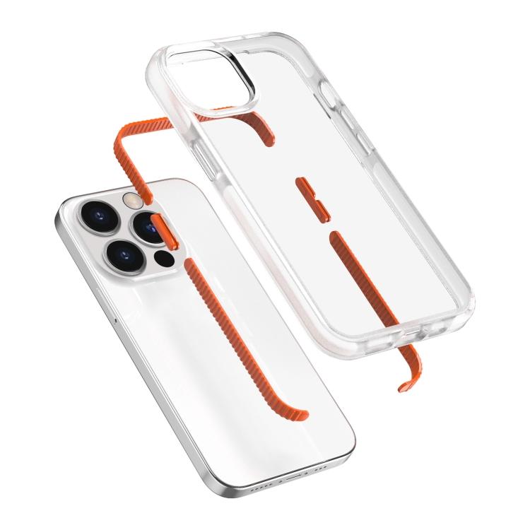 For iPhone 13 Pro Max Two-color High Translucent Shockproof Protective Case