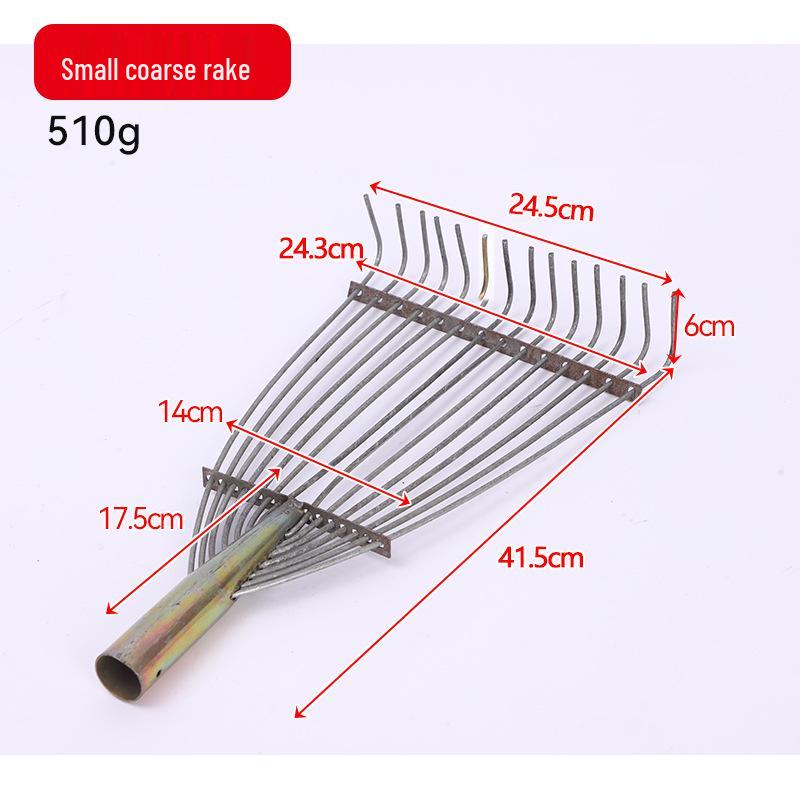 

Грабли для травы и листьев из высокоуглеродистой стали: Железный коготь, Вилы, Сельскохозяйственный инструмент, Лопата для захвата травы