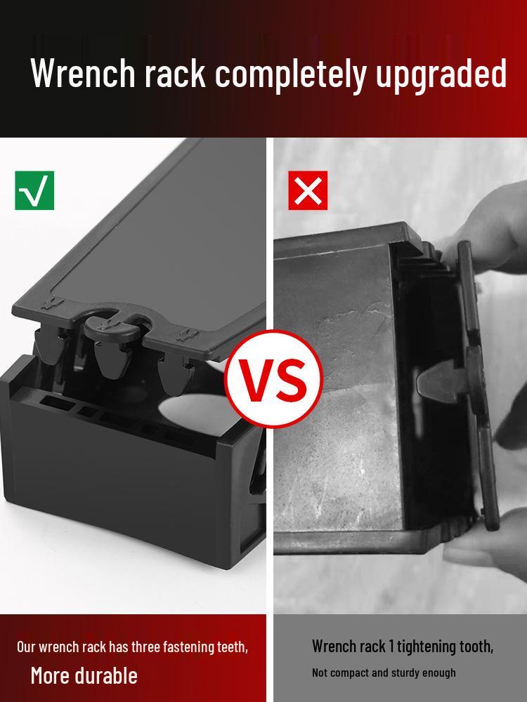 Blossom Organizer Rack for Open-End and Ratchet Wrench Set
