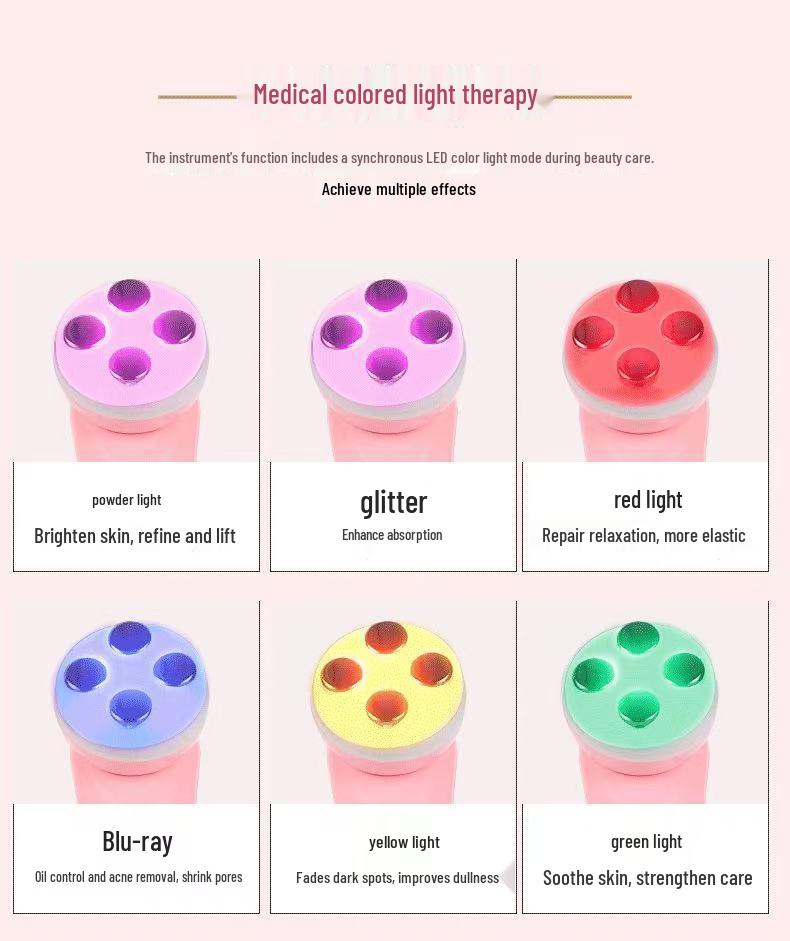 LED Beauty Device: Face Mask Lifting, Firming, and Rejuvenation with EMS & RF Technology
