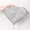 High-Quality Silver Thread Dishcloth: Soft, Durable, Non-Stick, and Tough Dishwashing Cloth with Steel Wire and Polyester Blend.