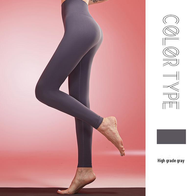 

Женские штаны для йоги с высокой талией и подъемом бедер - осенне-зимние леггинсы для фитнеса на открытом воздухе Large