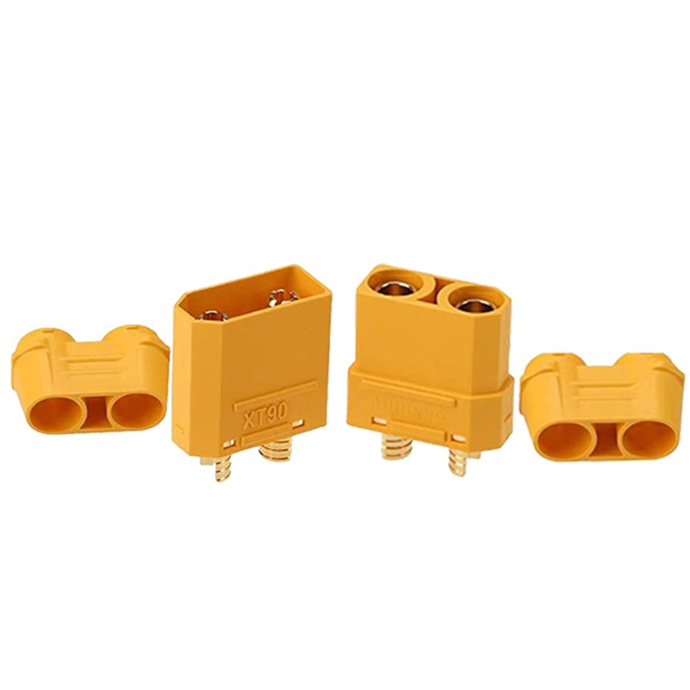 5Pairs Amass XT90 XT90H Battery Connector Bullet Connector Male and Female Plugs Adapter with Sheath Housing for RC Lipo Battery