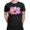 Übergroßes T-Shirt Dämonenjäger Chibi Huntrx Entspannt auf dem Sofa Baumwoll-T-Shirts T-Shirt für Männer Sommer Kurzarm Top T-Shirts
