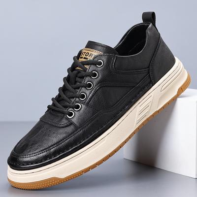 Men's Shoes Retro Fashion Tooling Board Shoes Men's 2025 Autumn Low-top British Style Casual Leather Shoes Tide