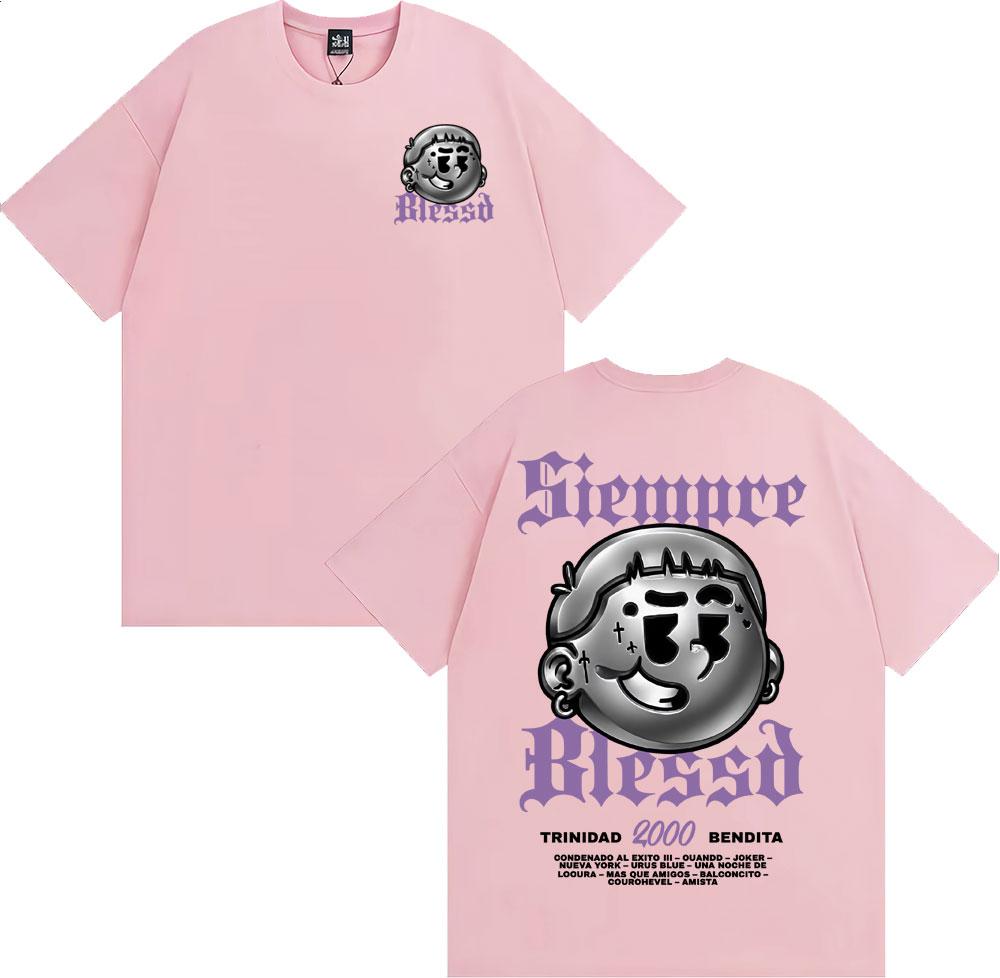 Rapper Blessd Sisabe Album Merch T Shirts Men Women Harajuku Hip Hop Vintage Tshirt Casual ONeck 100 Cotton Oversized T Shirt