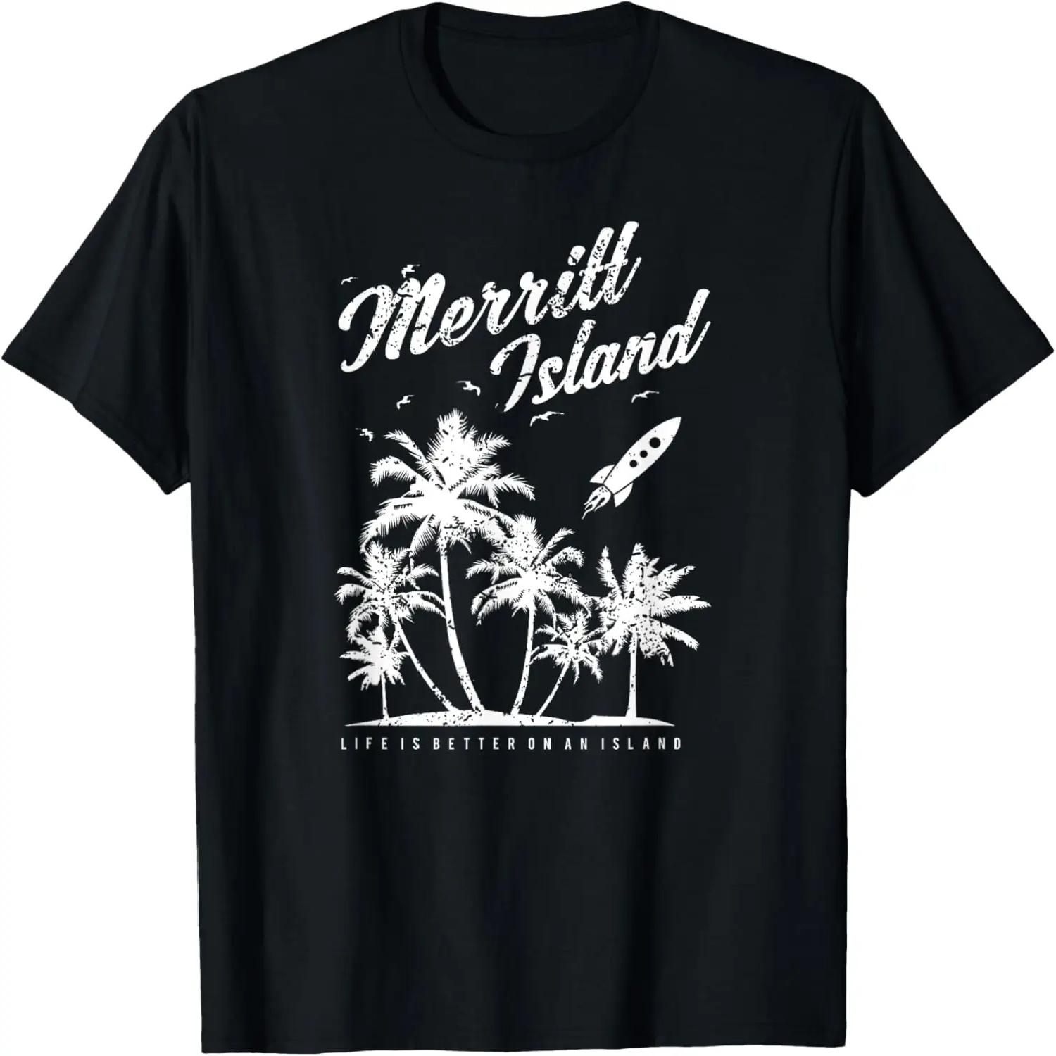 Merritt Island Florida Space Coast T-Shirt for Men Women Kid S чёрный